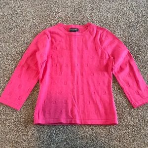 Banana Republic silk blend dot sweater, size XS.